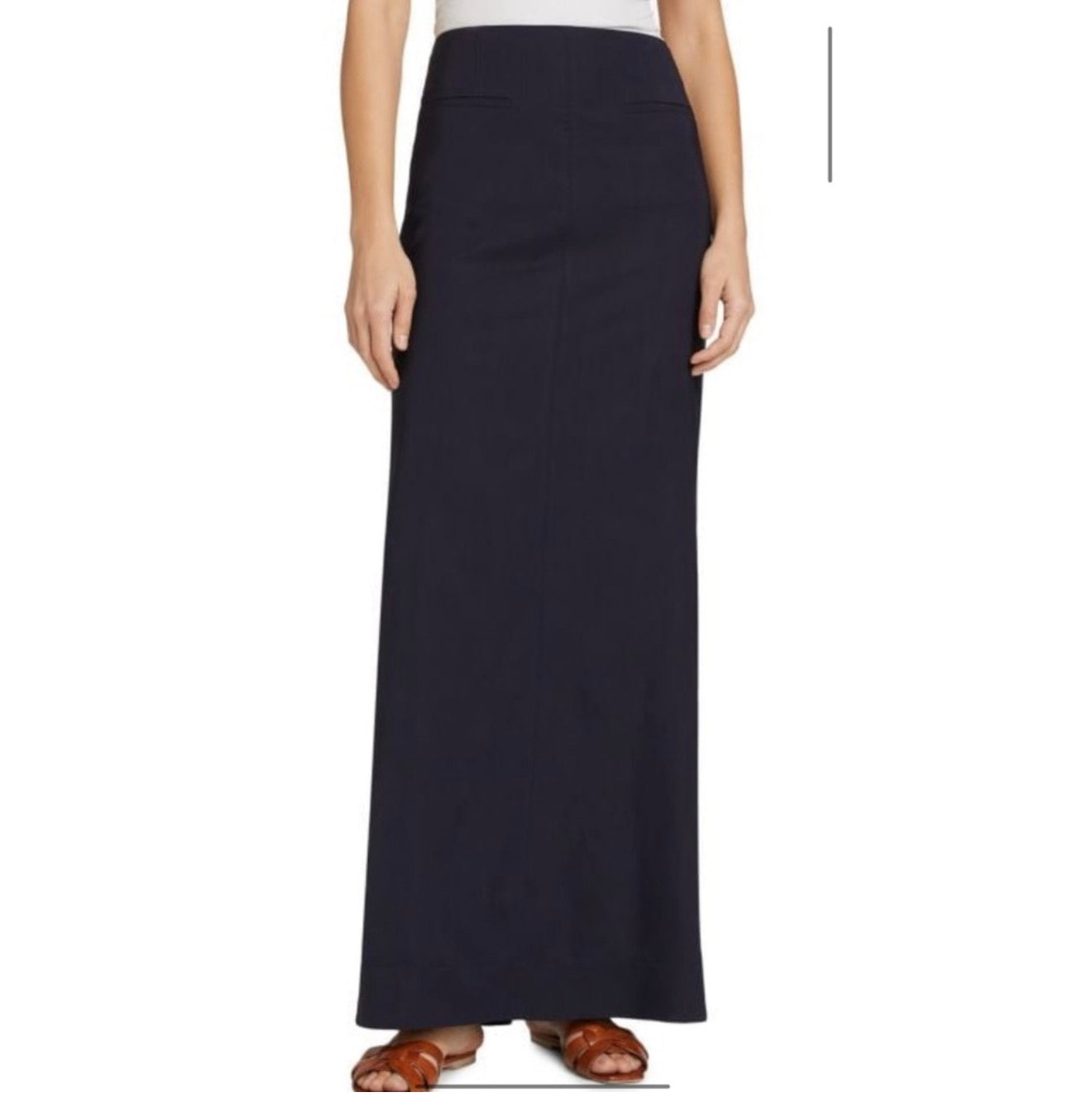 A.L.C. Brynn Maxi Skirt Maritime Navy Sz 0$ 395