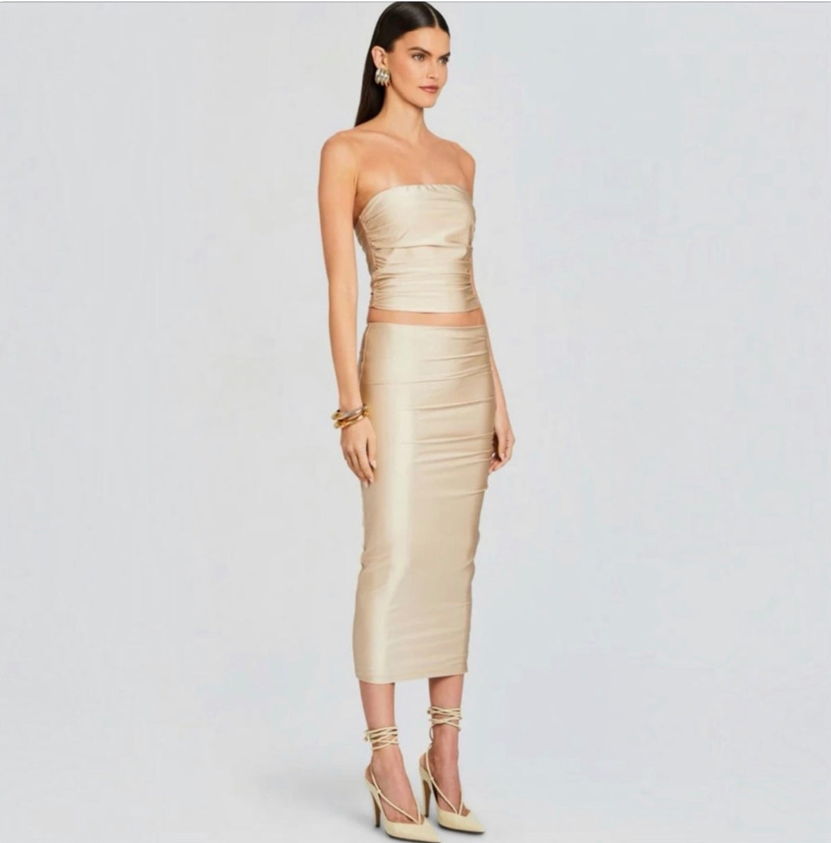 Ser.o.ya  Muriel Muriel Bandage Midi Skirt Sz XXS