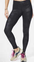 Terez Black Camo Tall Band Leggings Legging Sz XS $100