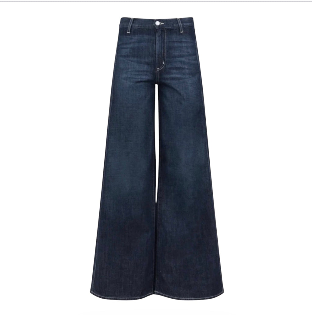 Daily Blue Easy Wide Leg High Waist Jean Zephyr Sz 28