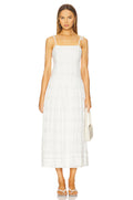 Rag & Bone Presley Plaid Dress in White sz 4 $498