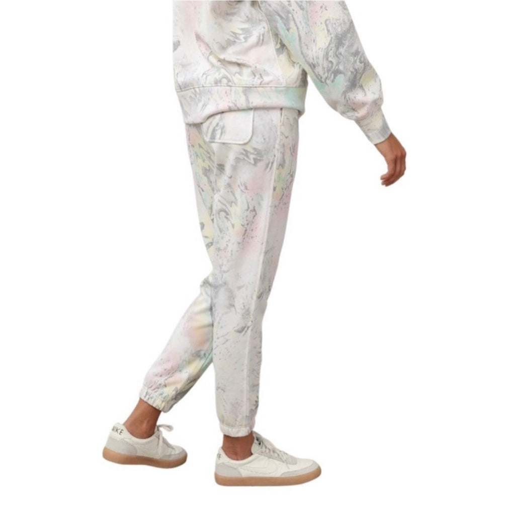 Rails Simo Joggers Sweatpants Ivory
Pastel Marble Sz Medium $158