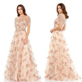Mac Duggal 79317 Embellished
Illusion Short Sleeve A Line Gown Sz 4
$698