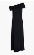 RÓHE
One-shoulder stretch-jersey maxi dress black Sz 40 US 8 $618