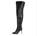 Jeffrey Campbell Pillar Over the Knee Black Stiletto Boot Sz 5.5