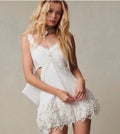 LoveShackFancy Anjanue Bow Dress in True White Sz 2 $695