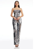 Dress the Population
Andy Sequin
Strapless Jumpsuit Silver Sz XXS $316