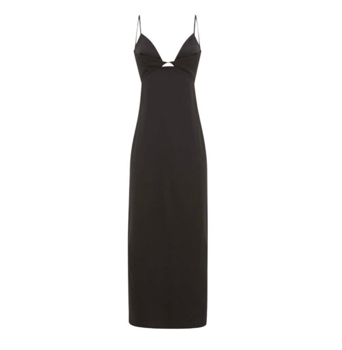 Reiss Rochelle Strappy Midi Dress in Black Sz 2