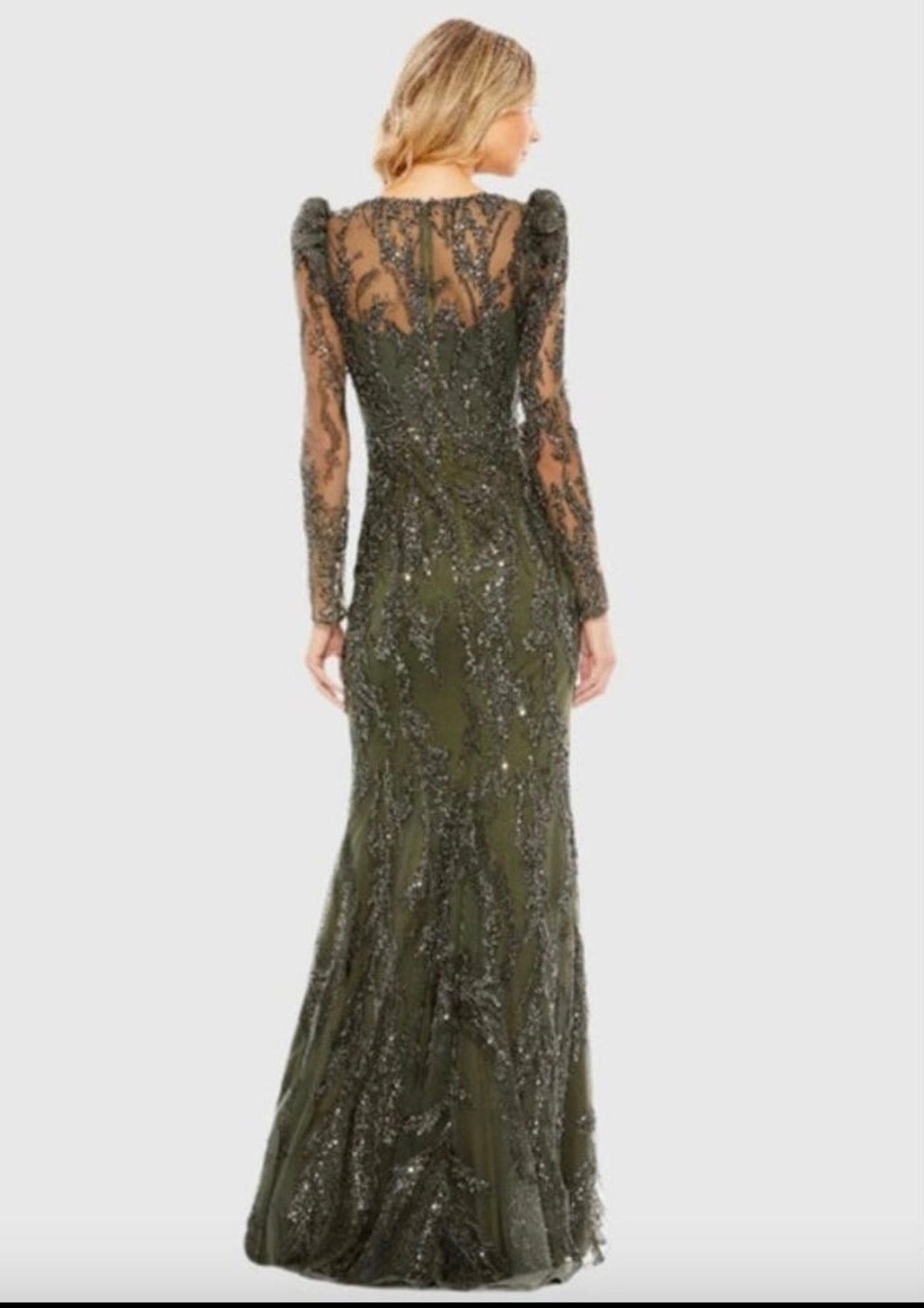 Mac Duggal 20349 Olive Green
Beaded V-Neck Gown Size 10
$998