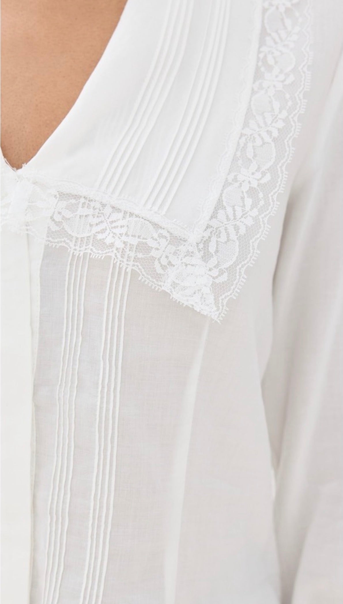 Reformation Vivi Cotton Voile
Top In Ivory Size 4 $168