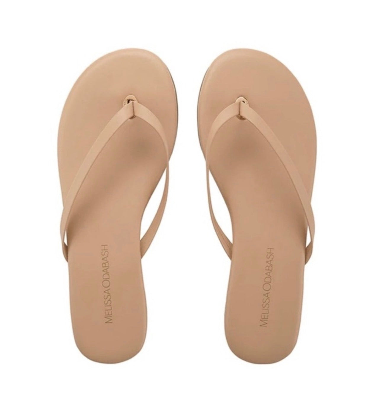 Melissa Odabash LEATHER
FLIP FLOPS NUDE Sz 40 US 9 $103