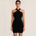 RtA Malliah Thick Ribbed
Bandage Mini Dress Sz XS $395