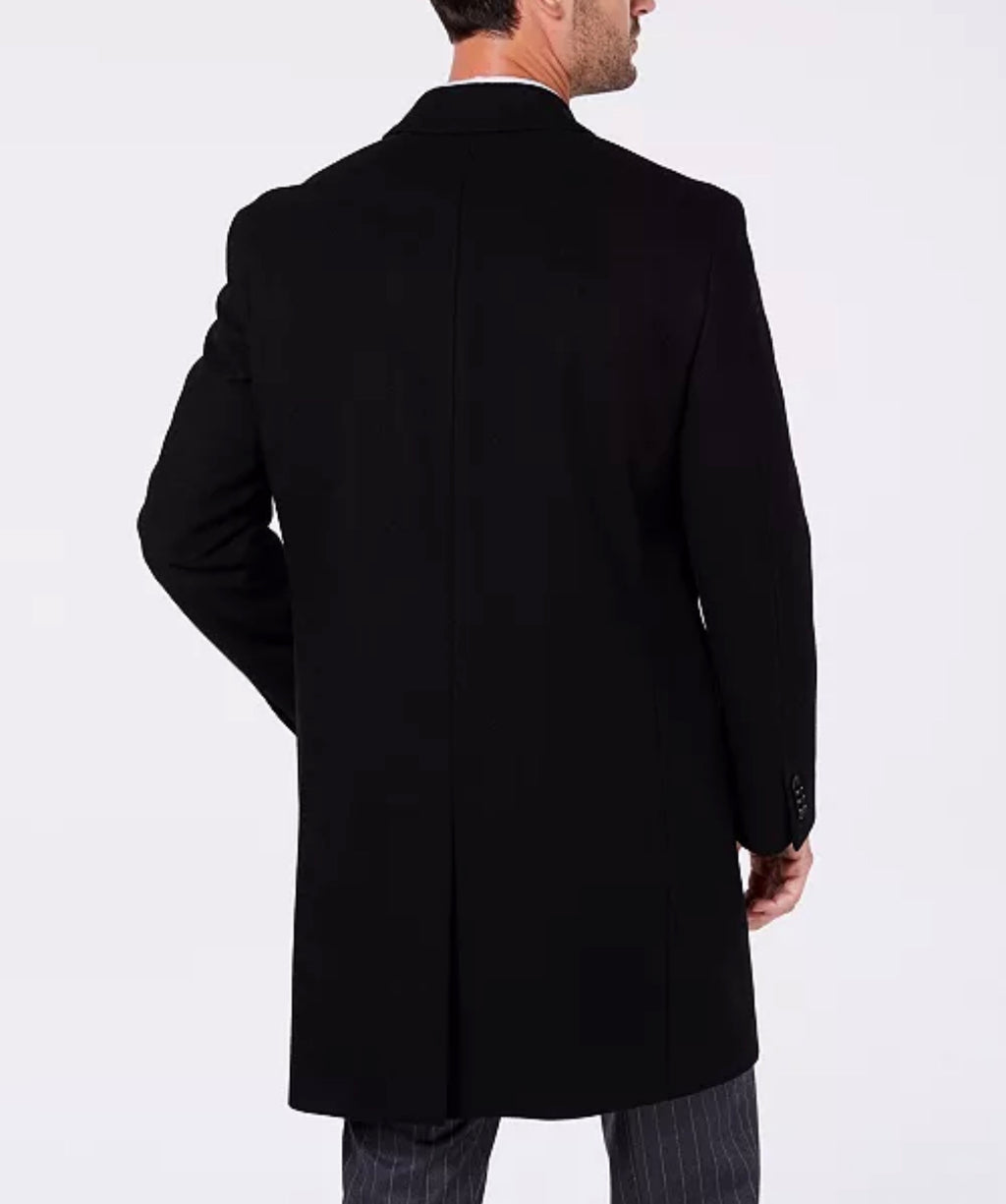 Nautica
Men's Classic-Fit Batten Overcoat Black Sz 42L $395