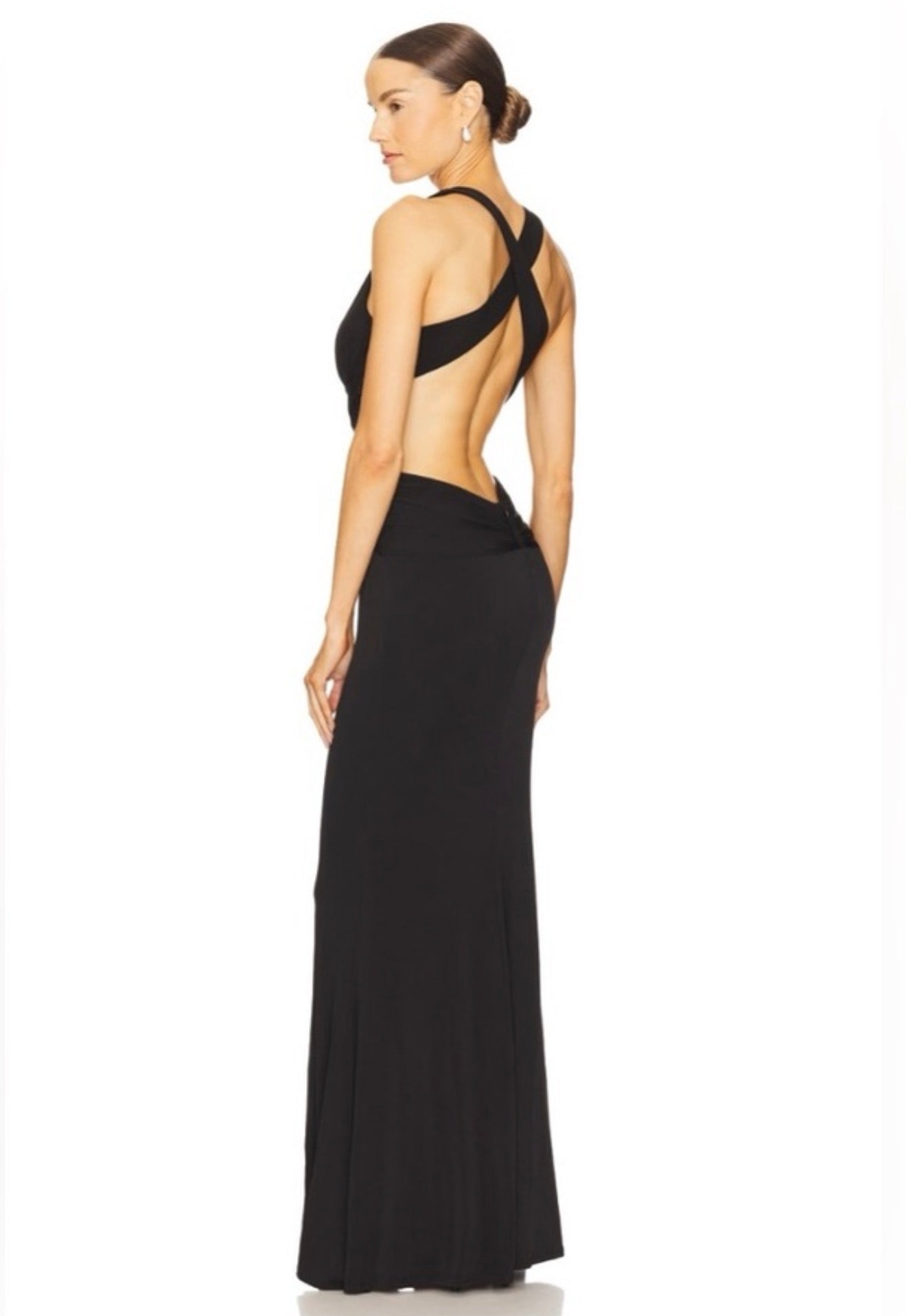 Katie May Black Secret Agent Dress Black Sz Medium $295