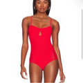We are HAH Under the Wire Bodysuit Blood Orange XS $128