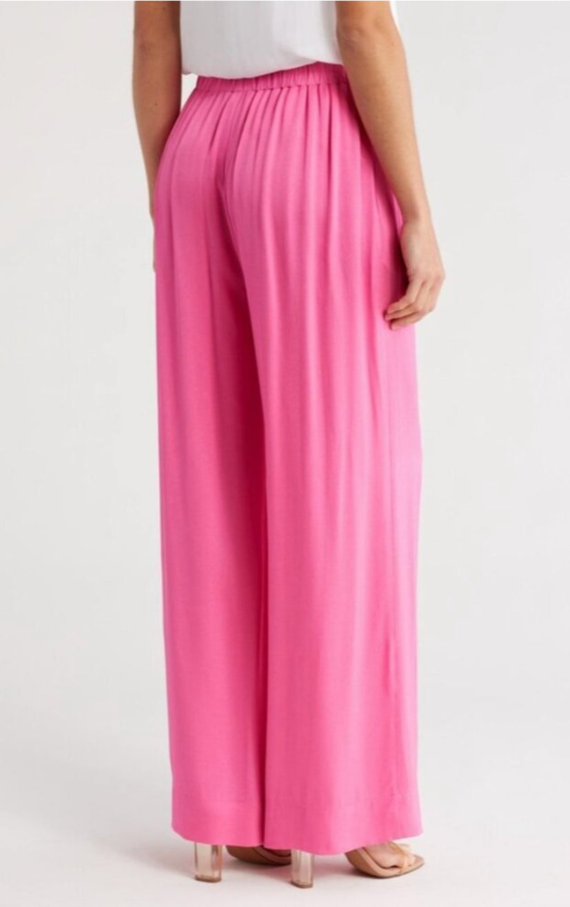 A.L.C. Allie Tie Waist pink Wide Leg Pants size 2 $395