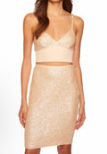 Susana Monaco
Sequin High Waist
Pencil Skirt in Belgian Creme Sz XL $149