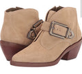 Vince Camuto Ashena Suede Leather Western Bootie Sz 8 $179