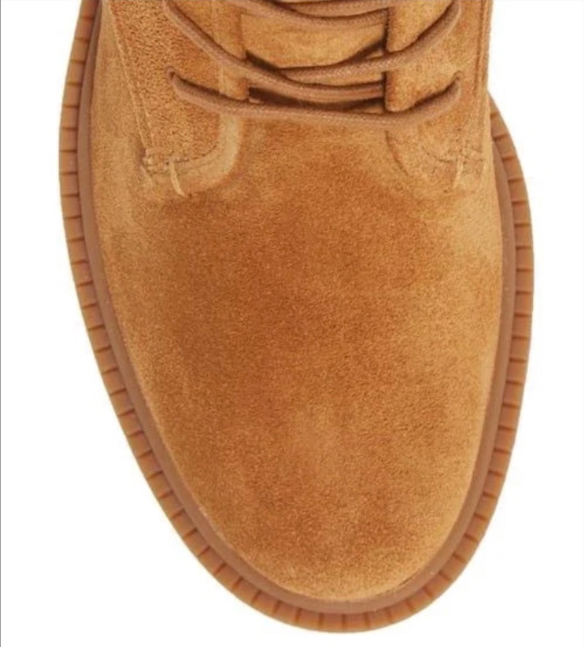 Vince Kady Suede Lace-Up Tall Boots in Chestnut Size 10 $450