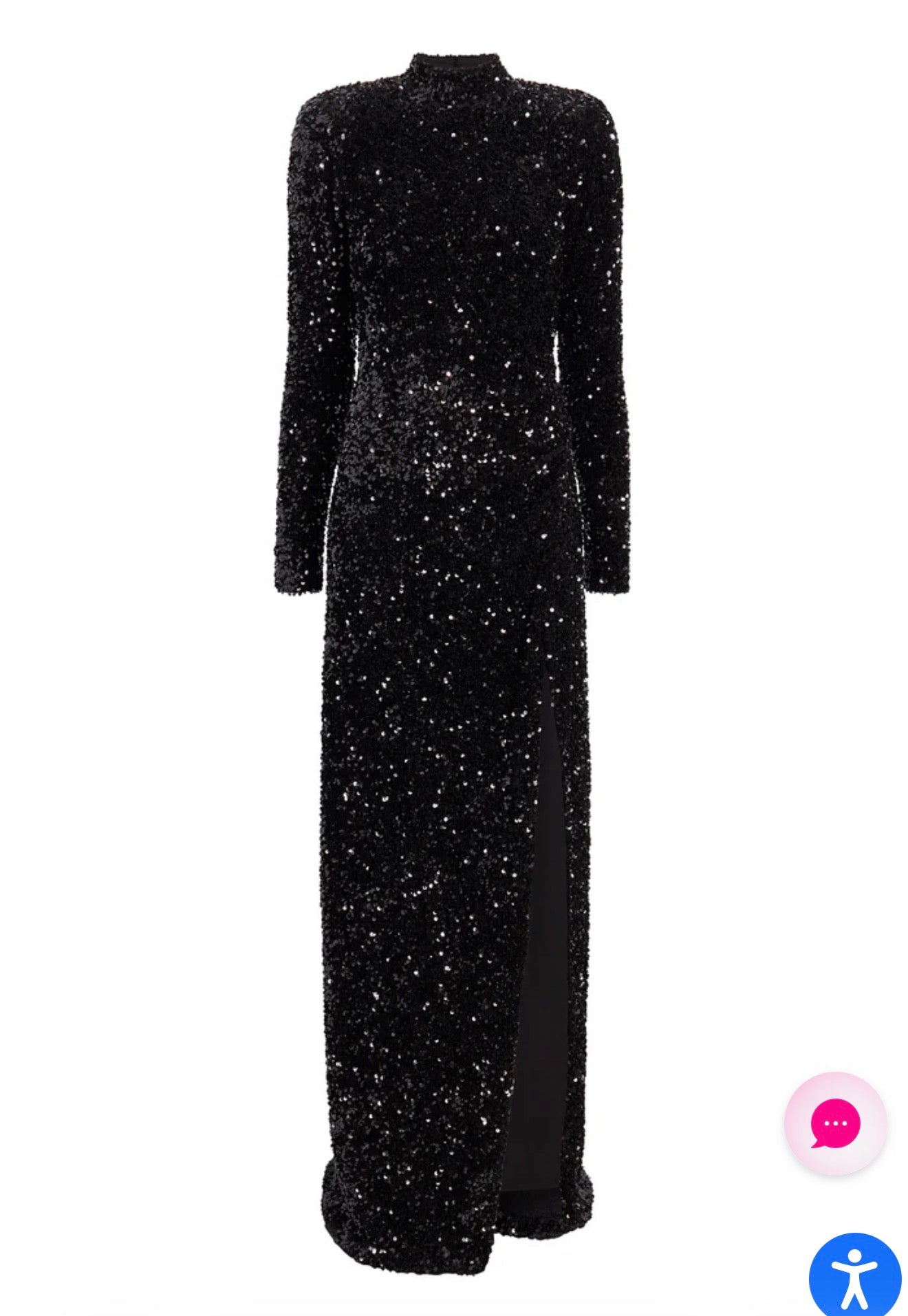 LIKELY Kerry Sequin Gown in Black Size 0