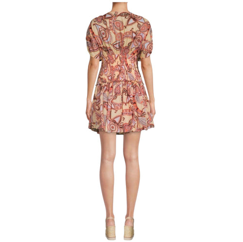A.L.C.
Luna Print Smocked Mini Dress Sz 2