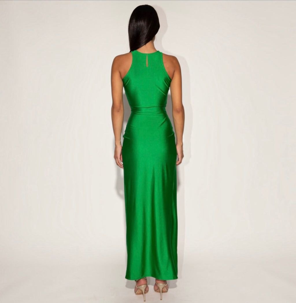 Mother of All Nela Green Maxi Dress