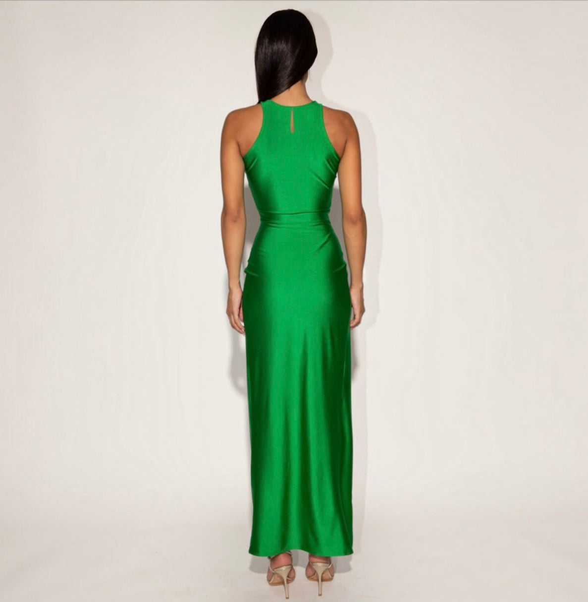 Mother of All Nela Green Maxi Dress