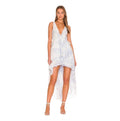 Loveshackfancy Risley Dress in Heather Blue Hand Dye Sz XS