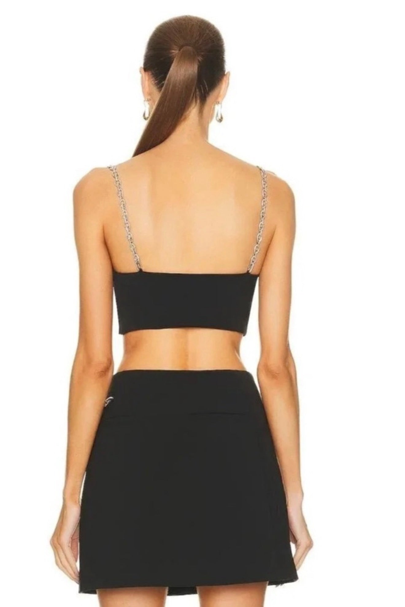 Jonathan Simkhai Crystal
Trina Cropped Top in Black Sz 2
$395