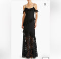 ML Monique Lhuillier Sienna
Ruffle Cold Shoulder Lace Gown
Dress Sz 0 $595