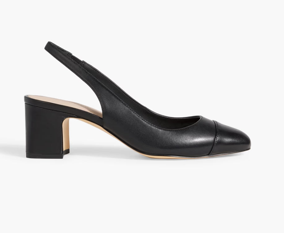 Stuart Weitzman Milla 55 Slingback in Black Sz 7.5  $475