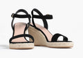 STUART WEITZMAN
Teddi Espadrille Wedge Sandals - Black Sz 9.5 $395