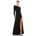 Mac Duggal 12527
Bead Cuff Drop Shoulder Gown
Black Sz 8 $398