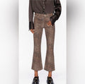 FRAME FRAME Le Crop Mini Boot Jeans in Leopard Print $265