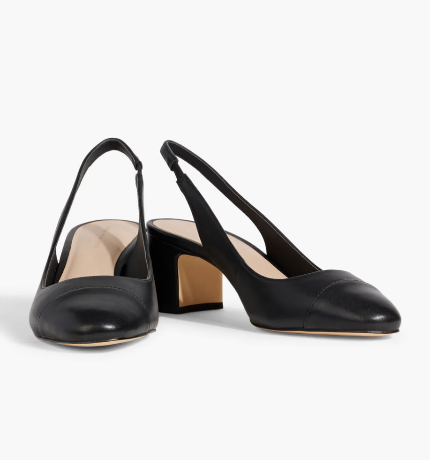 Stuart Weitzman Milla 55 Slingback in Black Sz 7.5  $475