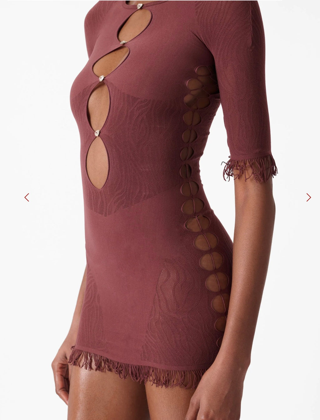 POSTER GIRL MIRANDA DRESS OLD MONEY BROWN one Sz $160