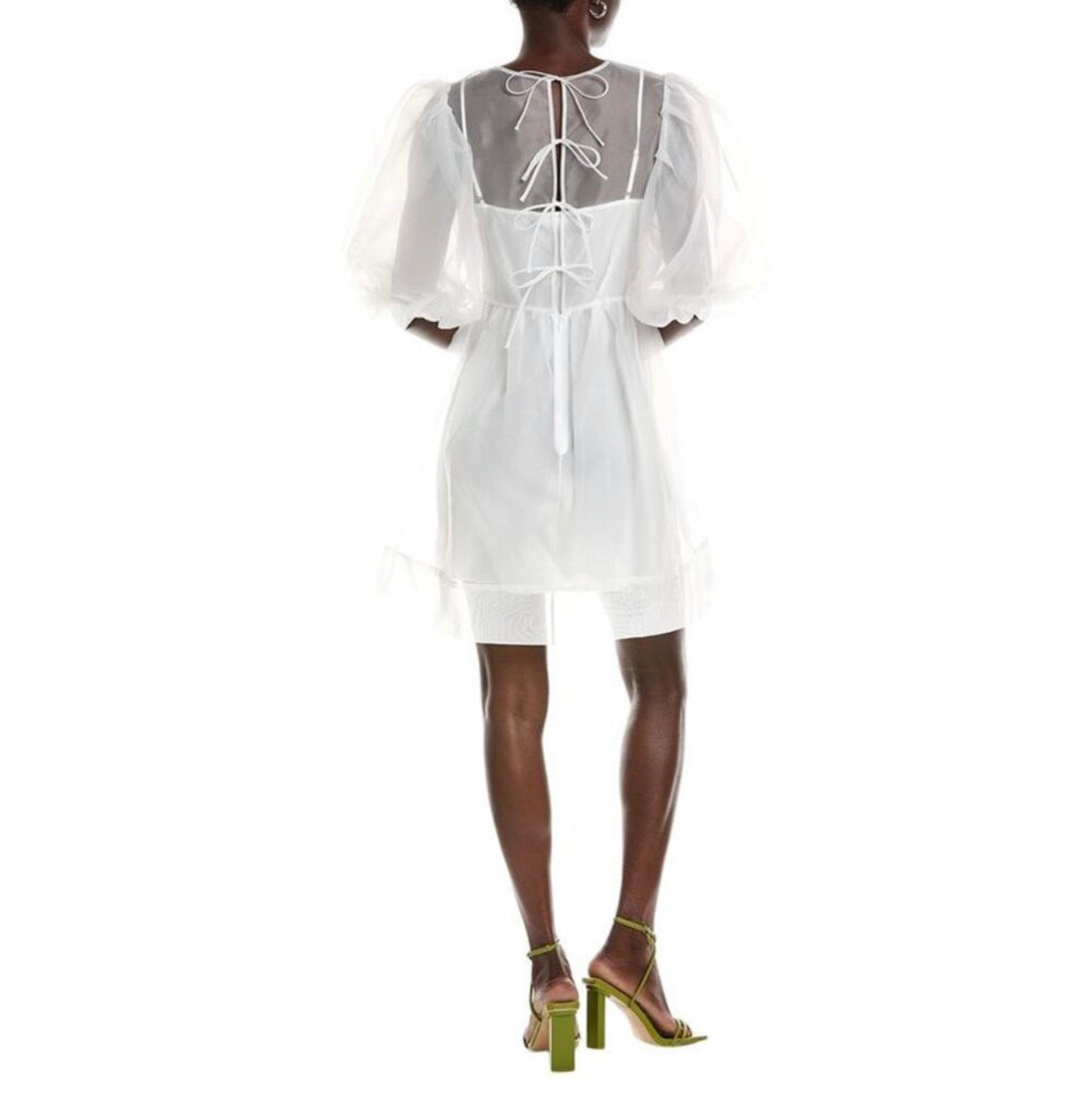 Amanda Uprichard Diem Babydoll Mini
Dress White Sz Small $224