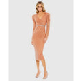 Mac Duggal
Beaded Wrap Over Puff
Sleeve Dress 93674 Copper $598