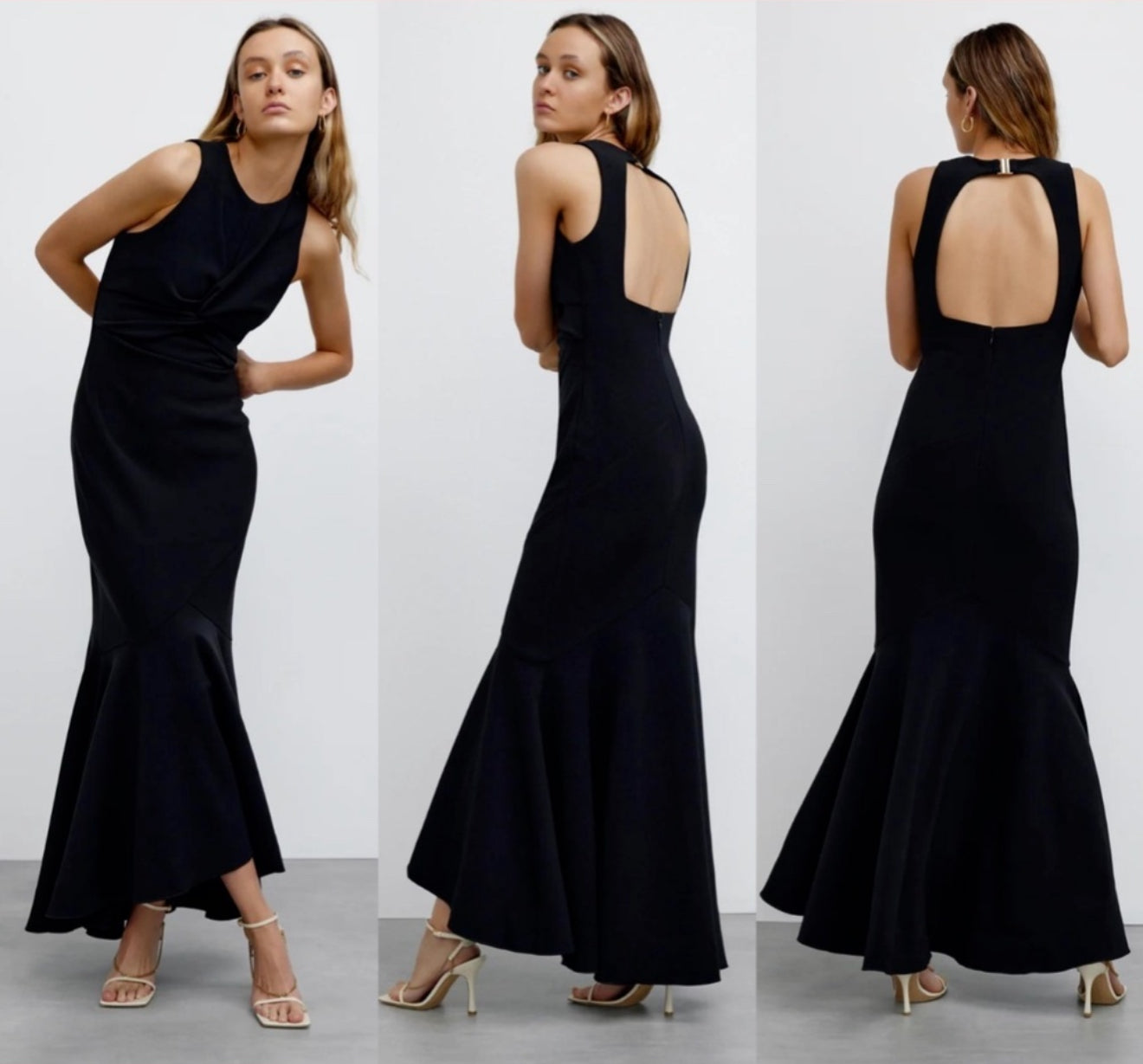 SIGNIFICANT OTHER Ezra
Open-Back Mermaid Gown Black Sz 4
$286
