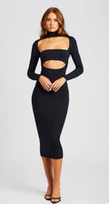 Ser.o.ya ZEENA Midi DRESS in Black  $298