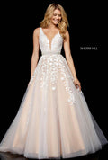 Sherri Hill 11335 Ivory Nude Lace
Ball Gown Sz 0 $898