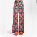 New! Trina Turk Bay Geometric Wide Leg Pants sz 2 $388