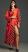 HUTCH Lindie Geo Print Long Sleeve Wrap Dress Coral Sz XS 
$297