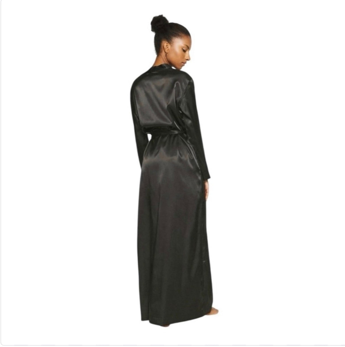 OW Collection Katrina Kimono
Duster Robe in Black Sz XS