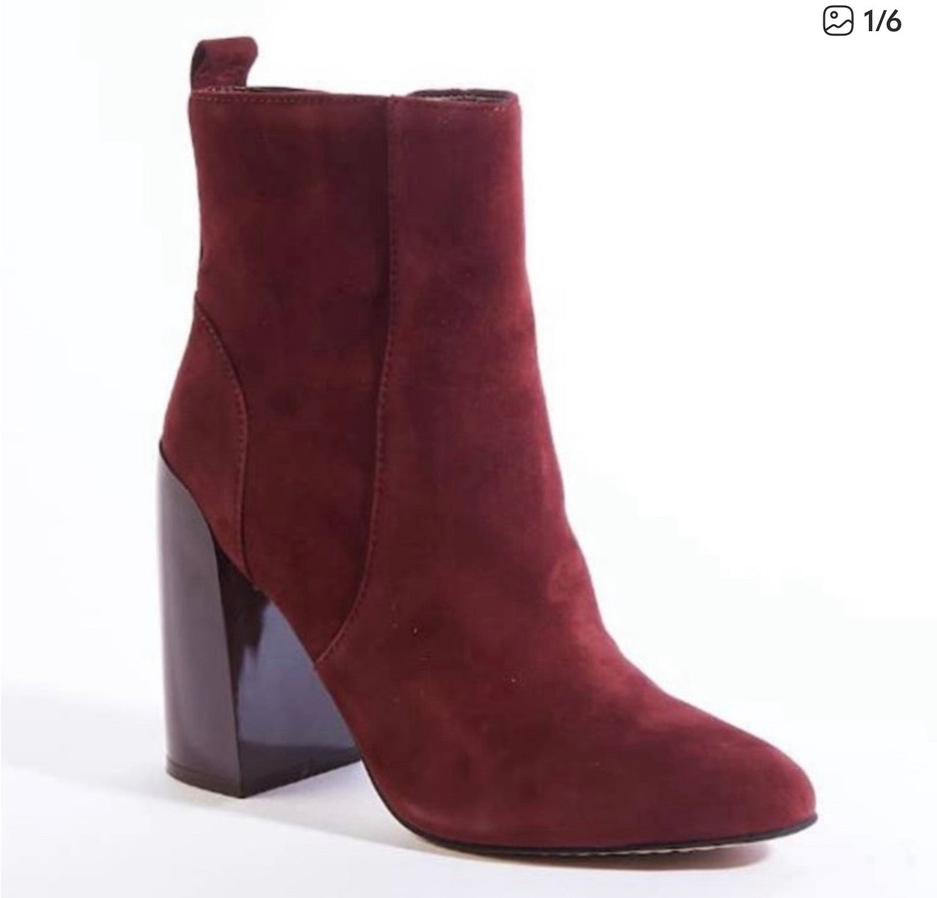 Vince Camuto Suede Enverna Heeled
Bootie Burgundy $159