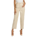 Ted Baker London Plaider Faux Leather Panel Crop Trousers TED Sz 1 US Sz 2/4 $225