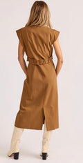 S’EDGE Collie Midi Dress - Toffee sz XS $282