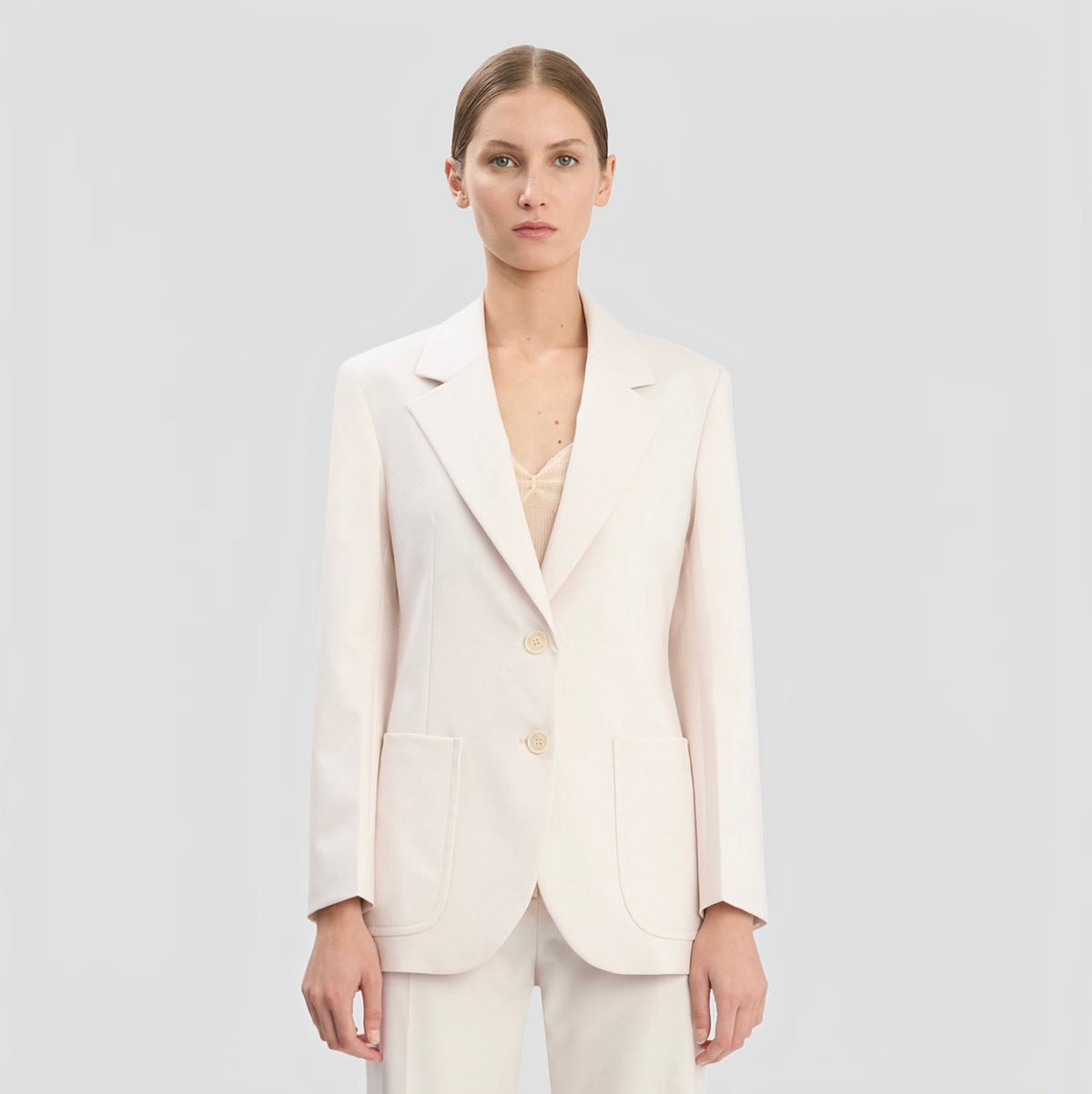 VICTORIA BECKHAM Katherine Jacket Bone UK 10 US 6