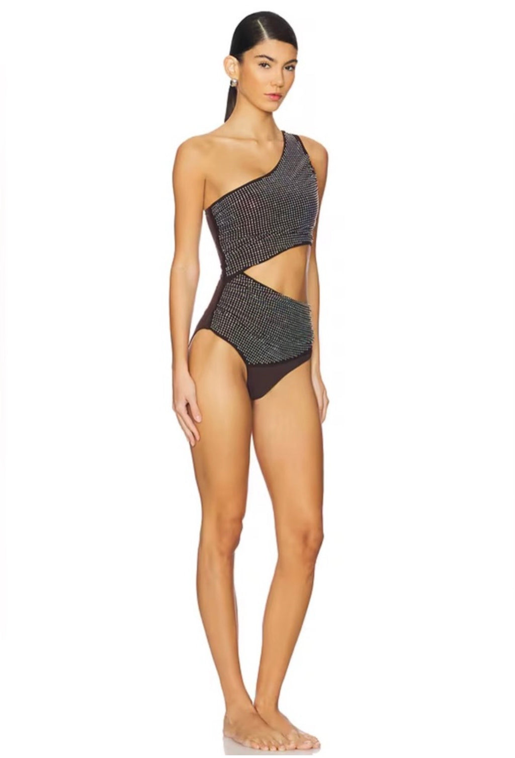 Beach Riot Anja One Piece Swimsuit Java Jewel Sz XL $188
