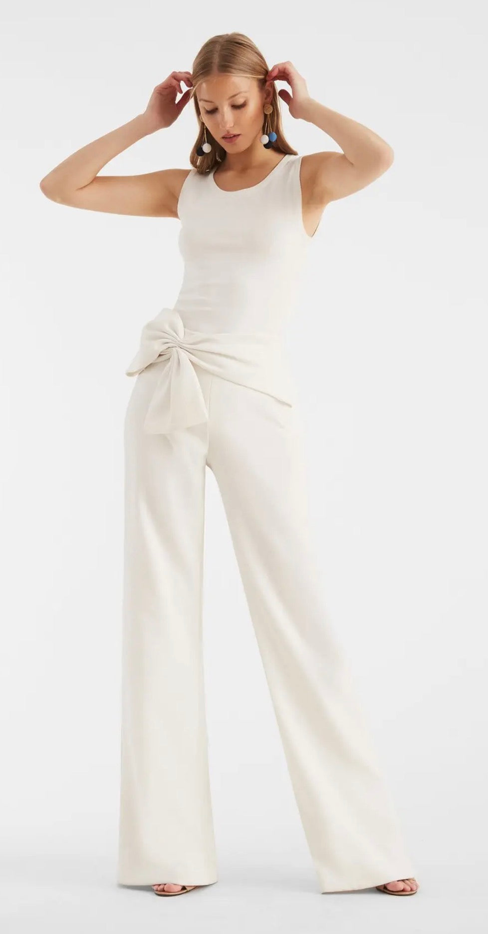 SACHIN & BABI Whitley Pant in Ivory Sz 4